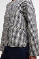 Barbour Cashel Quilt - Navy Gingham/Dark Navy