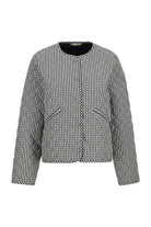 Barbour Cashel Quilt - Navy Gingham/Dark Navy