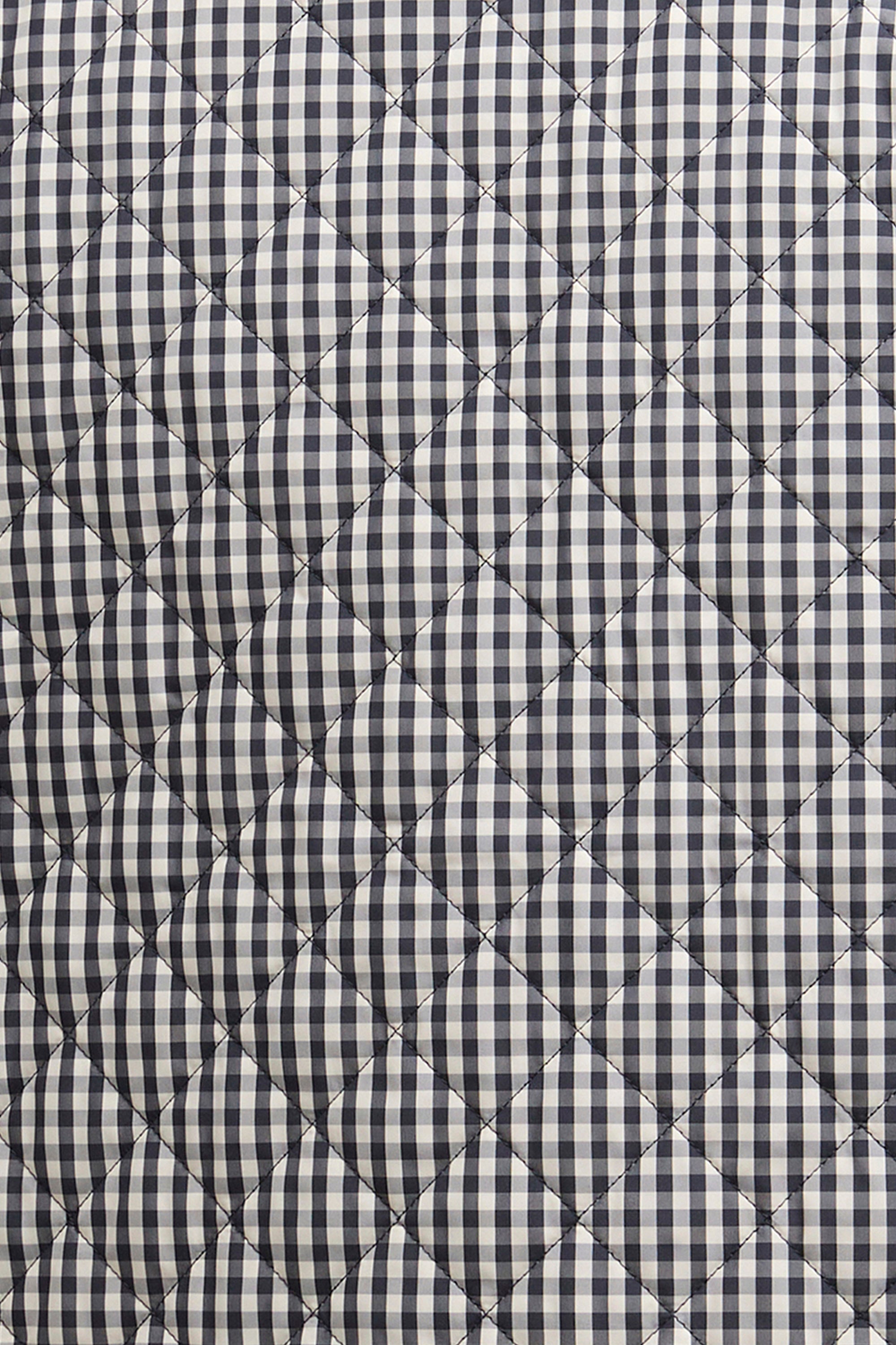 Barbour Cashel Quilt - Navy Gingham/Dark Navy