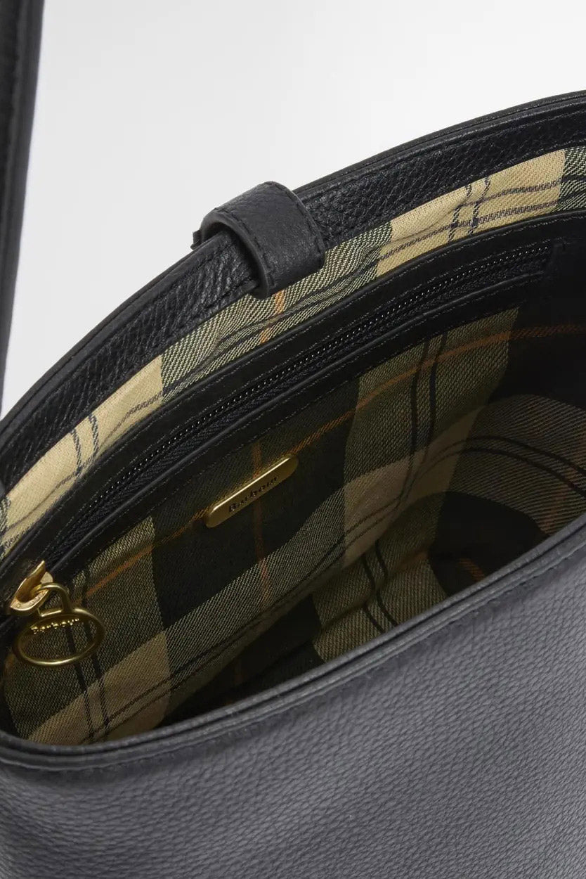 Barbour Cedar Leather Bucket Bag - Black LBA0488_BK11_OS