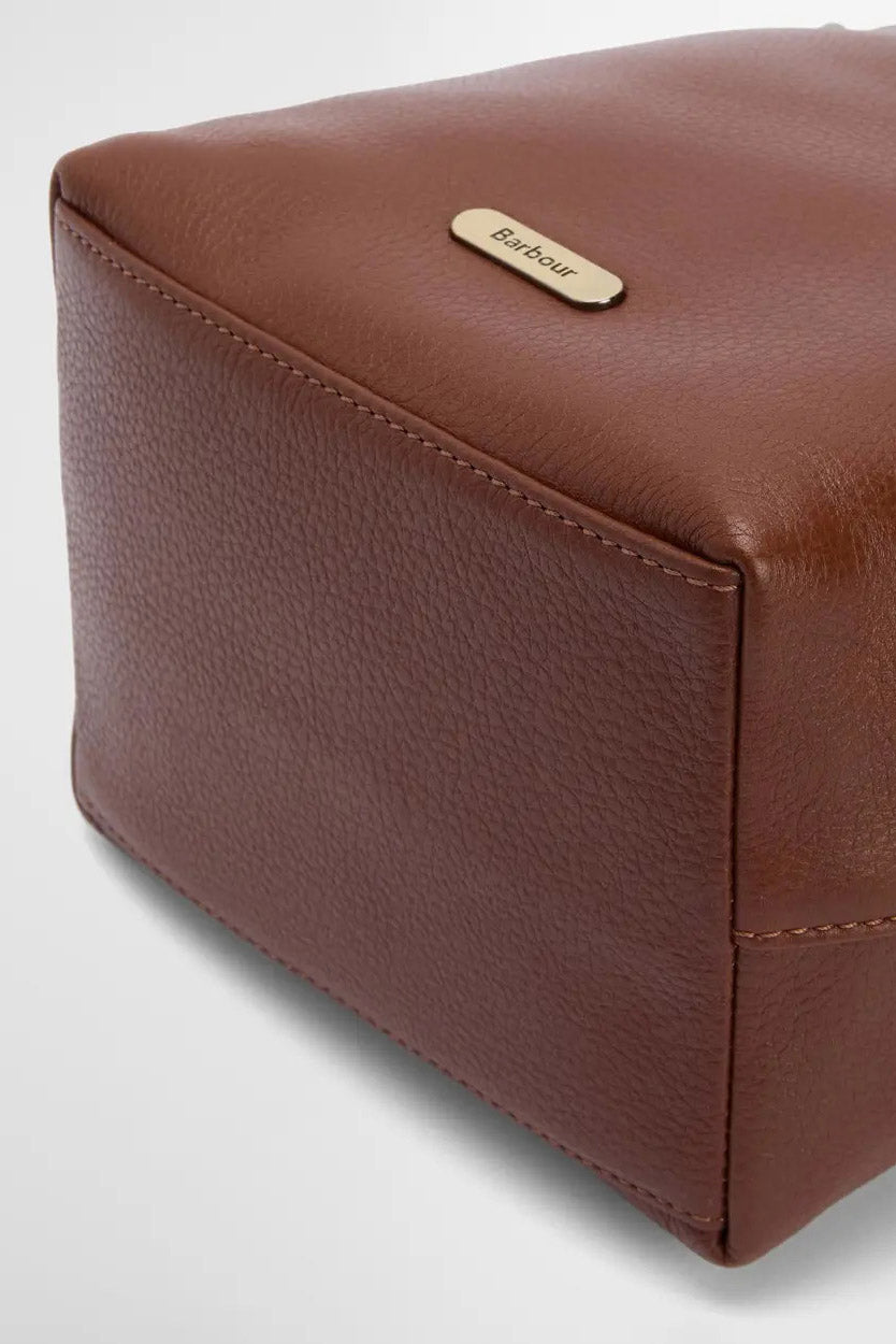 Barbour Cedar Leather Bucket Bag - Brown LBA0488_BR11_OS