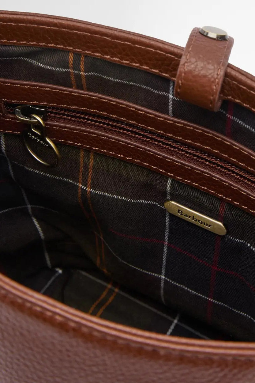 Barbour Cedar Leather Bucket Bag - Brown LBA0488_BR11_OS