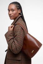 Barbour Cedar Leather Bucket Bag - Brown LBA0488_BR11_OS