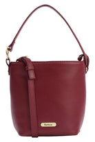 Barbour Cedar Leather Mini Bucket Bag - Red LBA0549_RE91_OS