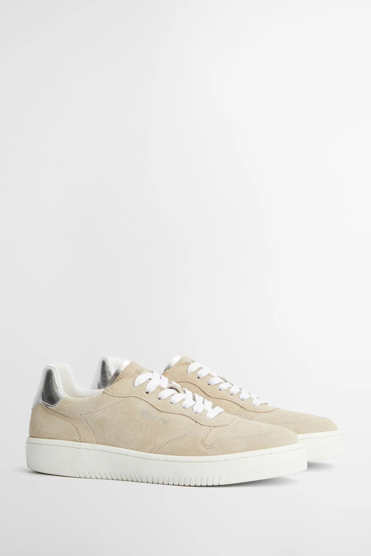 Barbour Celeste Trainers - Beige/Silver