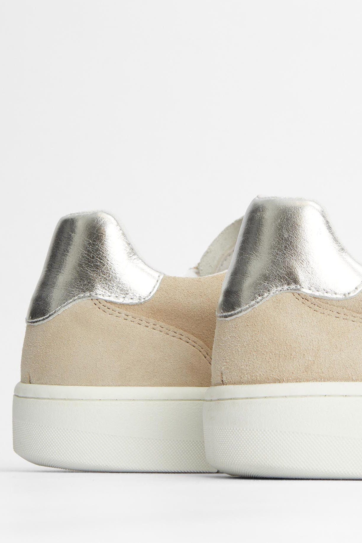 Barbour Celeste Trainers - Beige/Silver