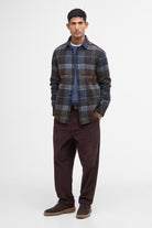 Barbour Chapter Check Overshirt - Midnight Oak Tartan