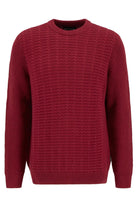 Barbour Cleveland Crew Neck Jumper - Biking Red