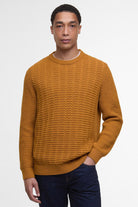 Barbour Cleveland Crew Neck Jumper - Copper
