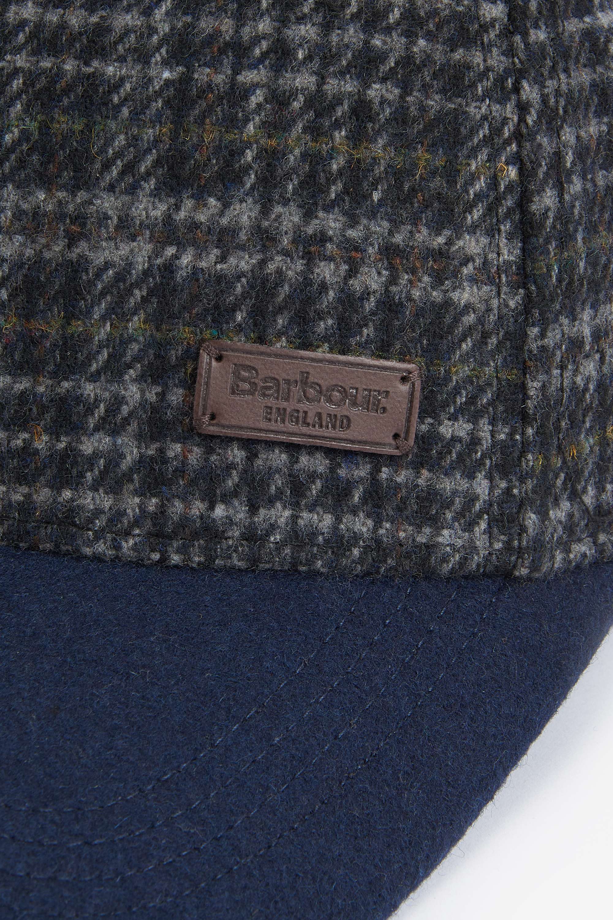 Barbour Clyde Cap - Navy/Grey Plaid MHA0867_NY91_OS