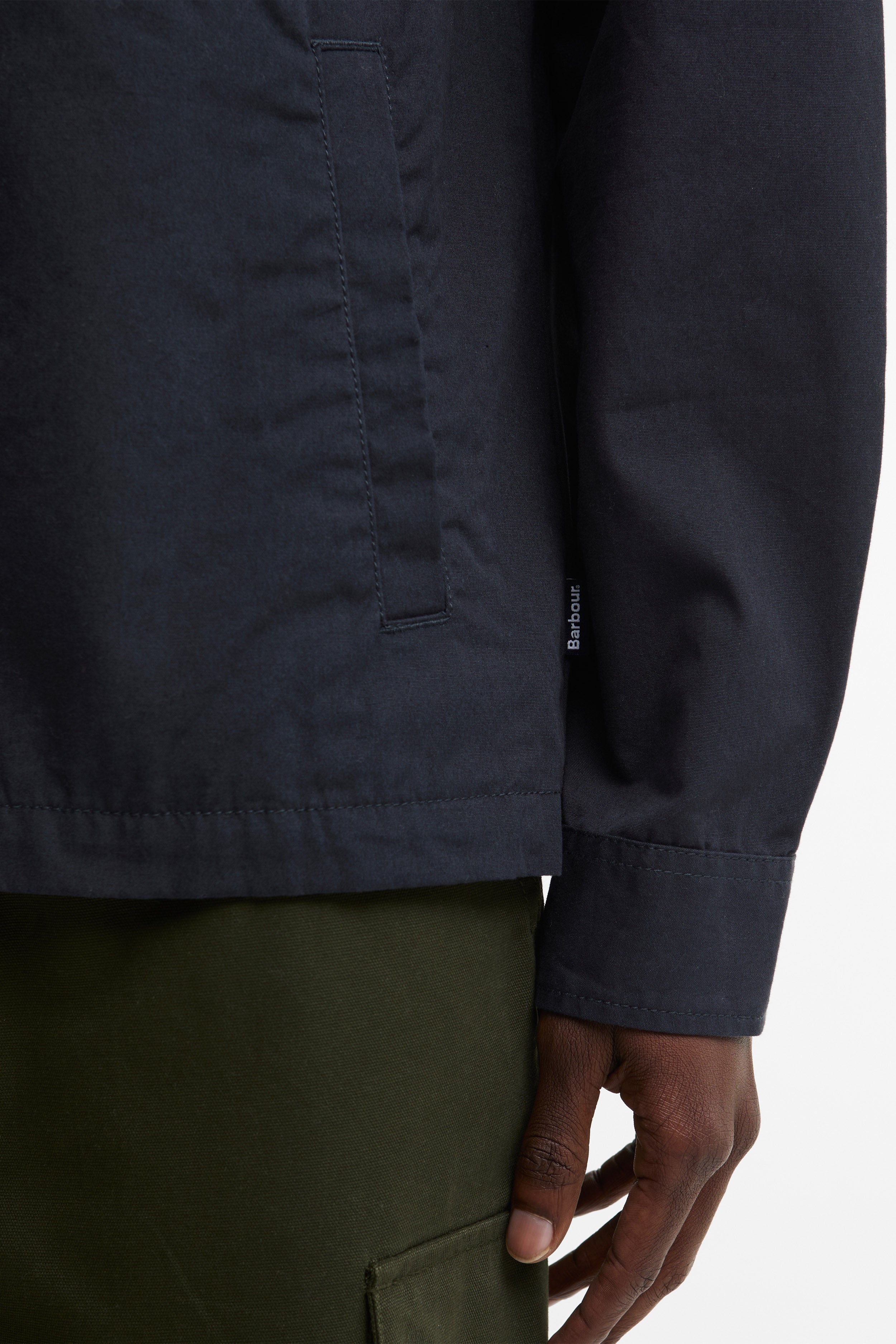Barbour Cord Collar Shirt - Dark Navy