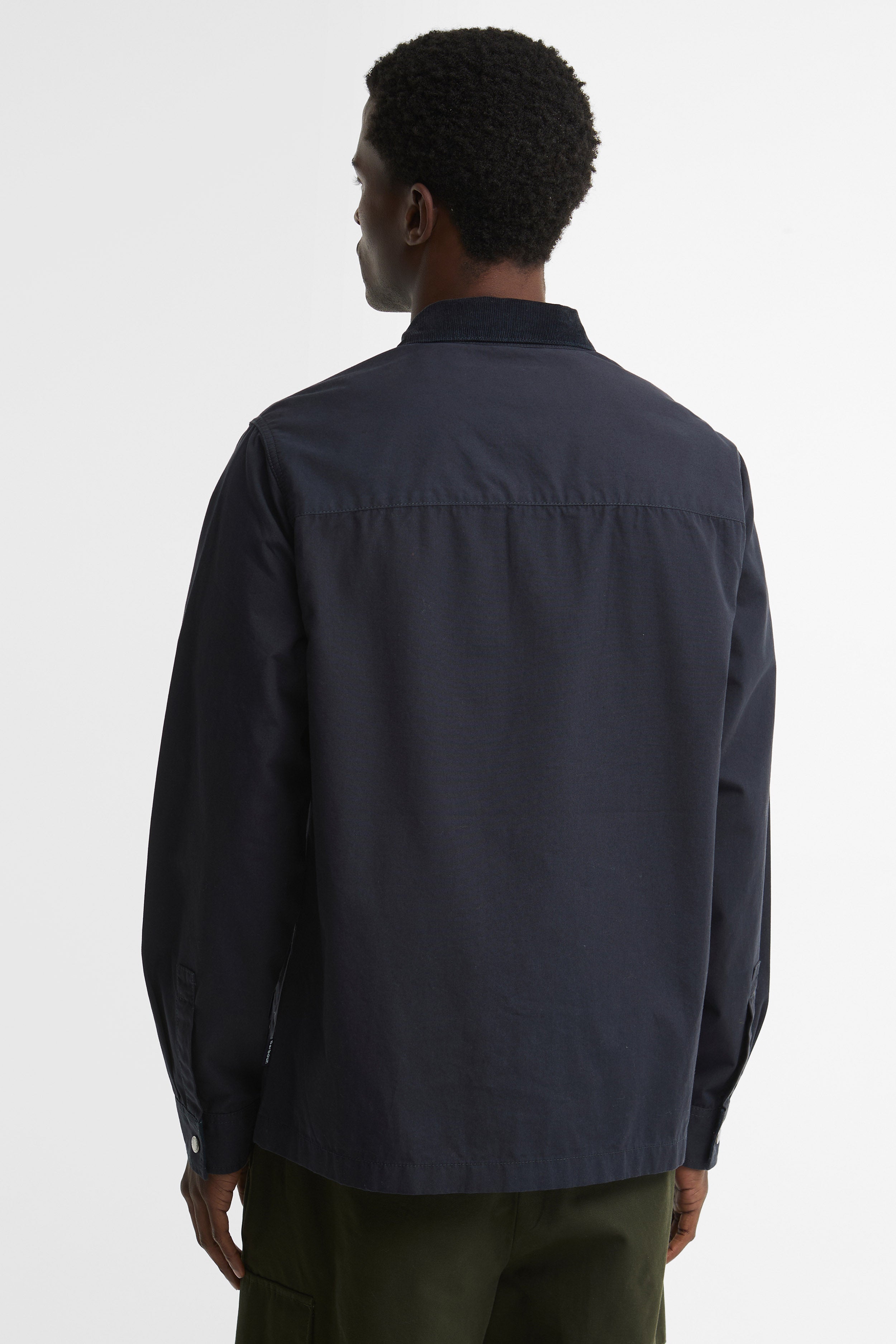 Barbour Cord Collar Shirt - Dark Navy