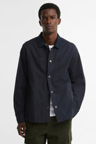 Barbour Cord Collar Shirt - Dark Navy