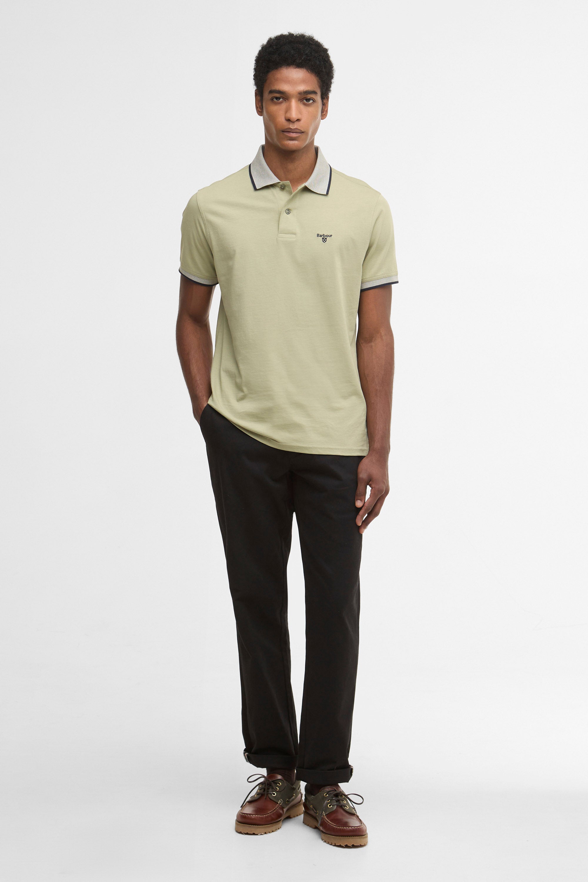 Barbour Cornsay Polo - Sea Green