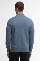 Barbour Cotton Half Zip Knitted Jumper - Dusk Blue
