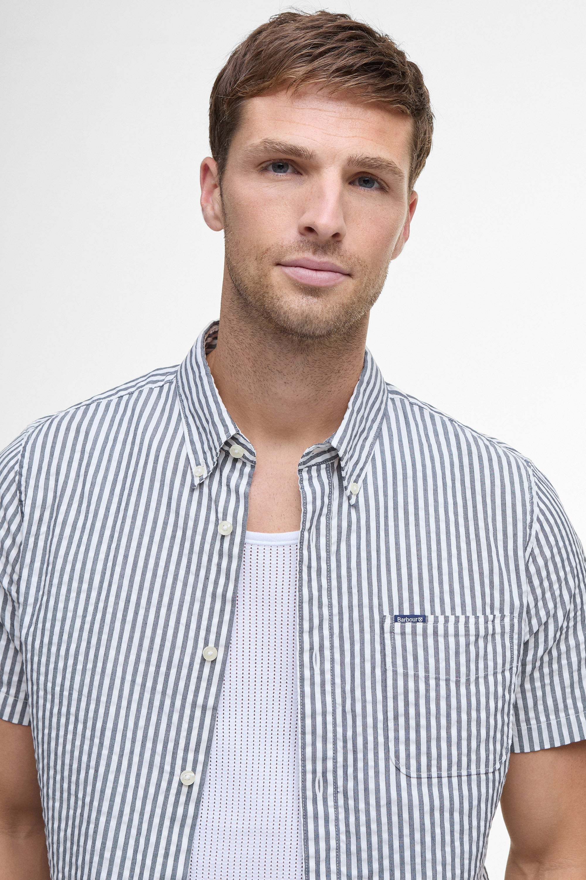 Barbour Cresswell Shirt - Navy