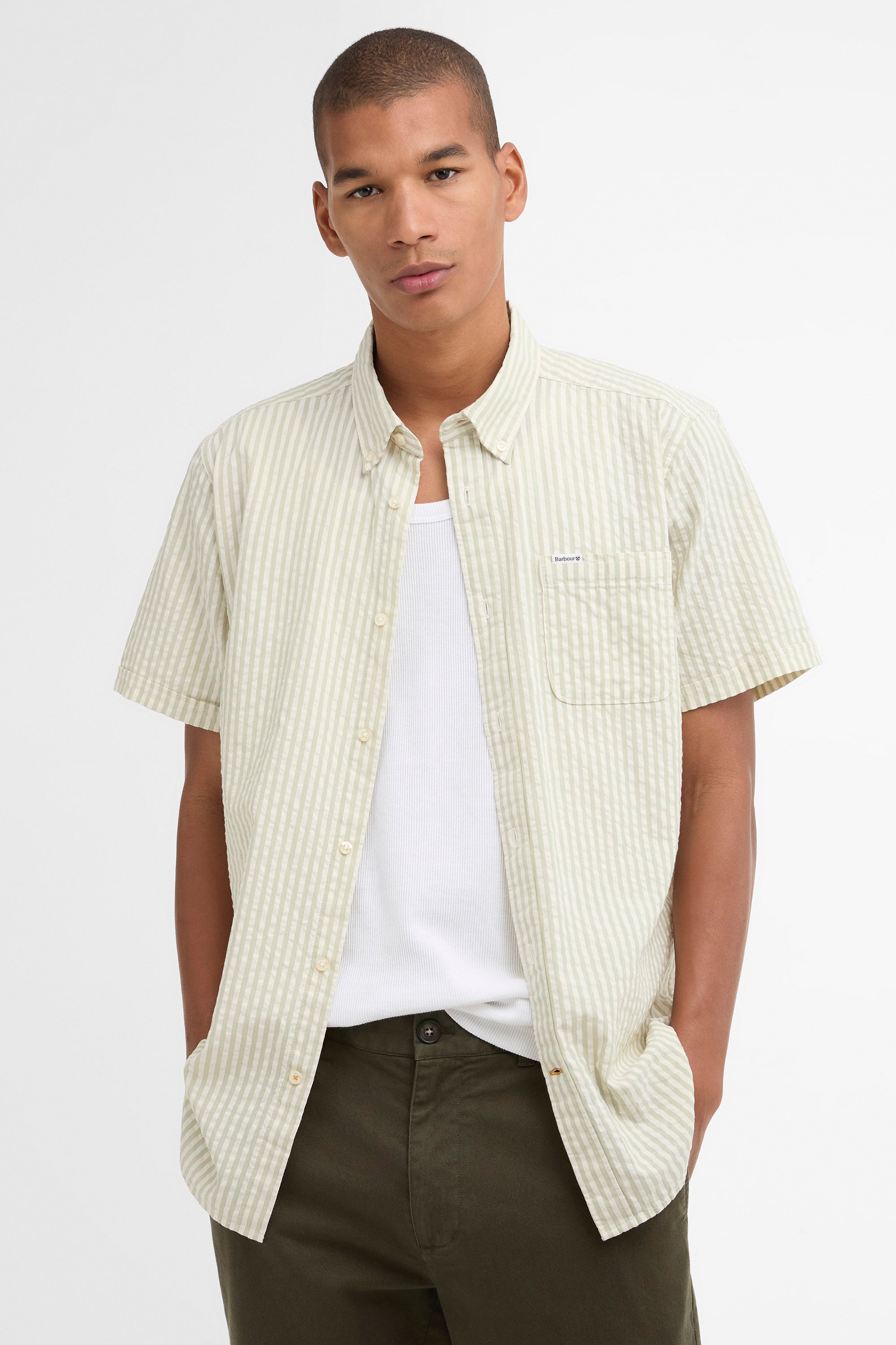 Barbour Cresswell Shirt - Sea Green