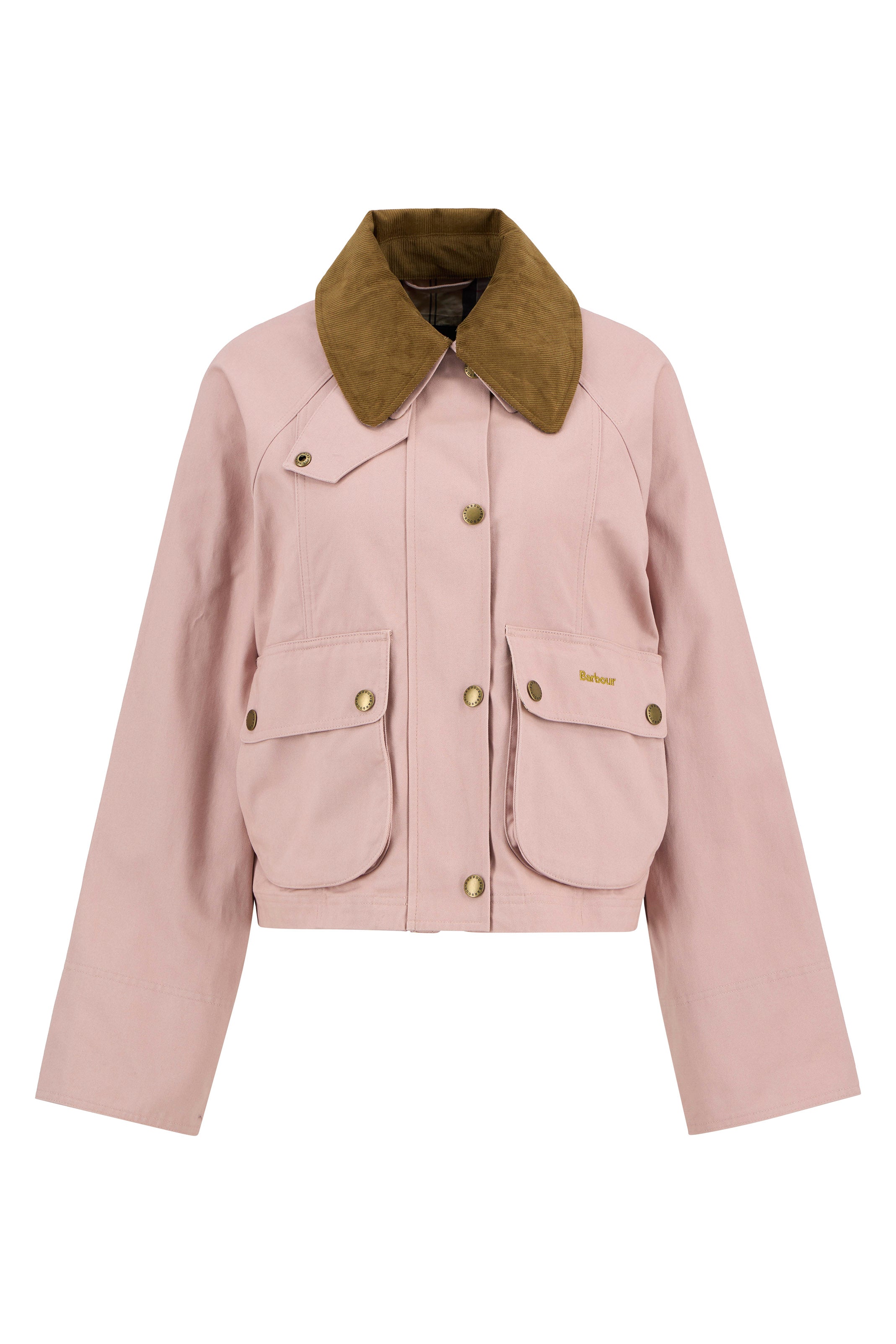 Barbour Cropped Beadnell Jacket - Gardenia/Dress/Beige