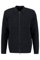 Barbour Croscombe Zip-Up Cardigan - Charcoal Marl