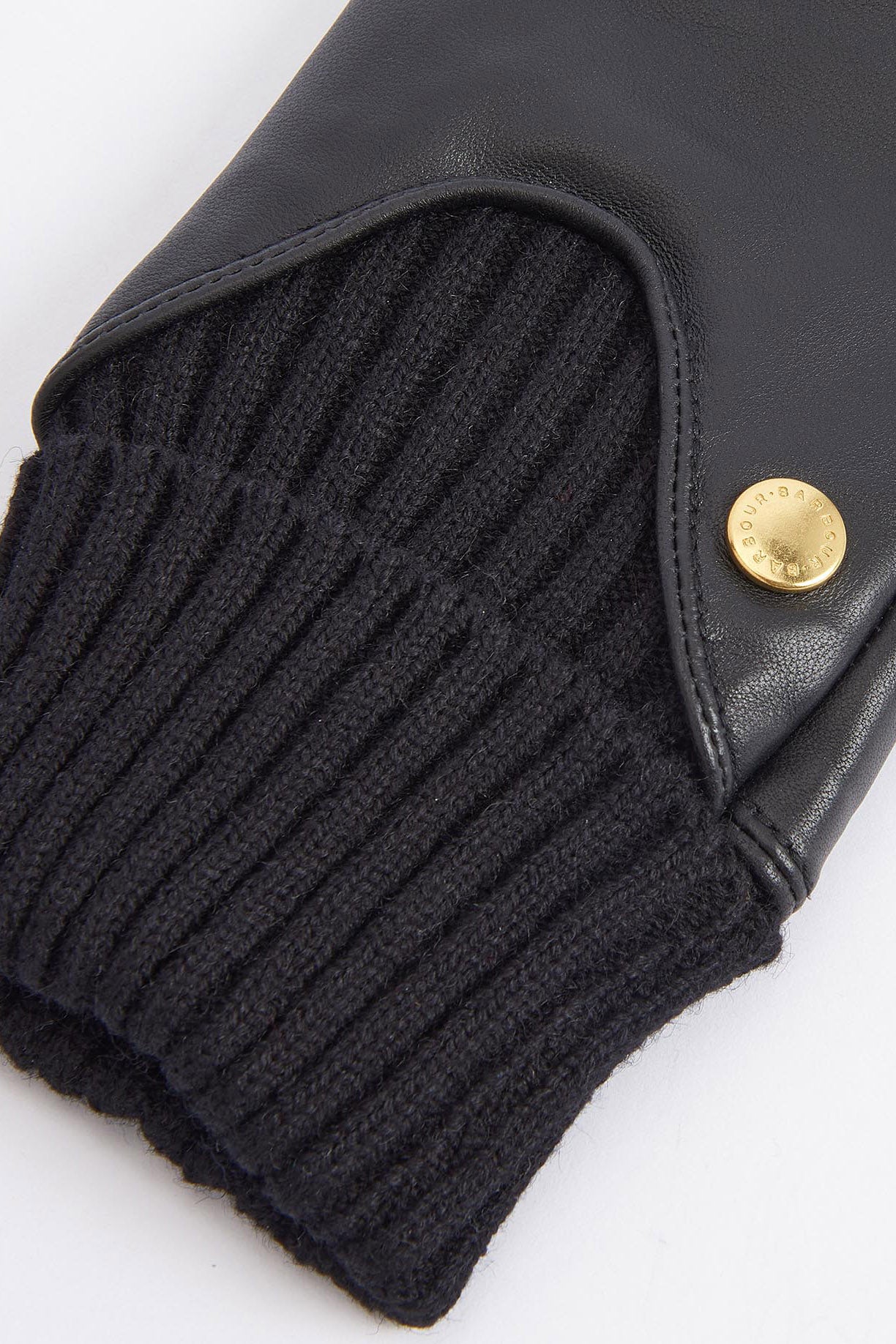 Barbour Deanna Leather Gloves - Black