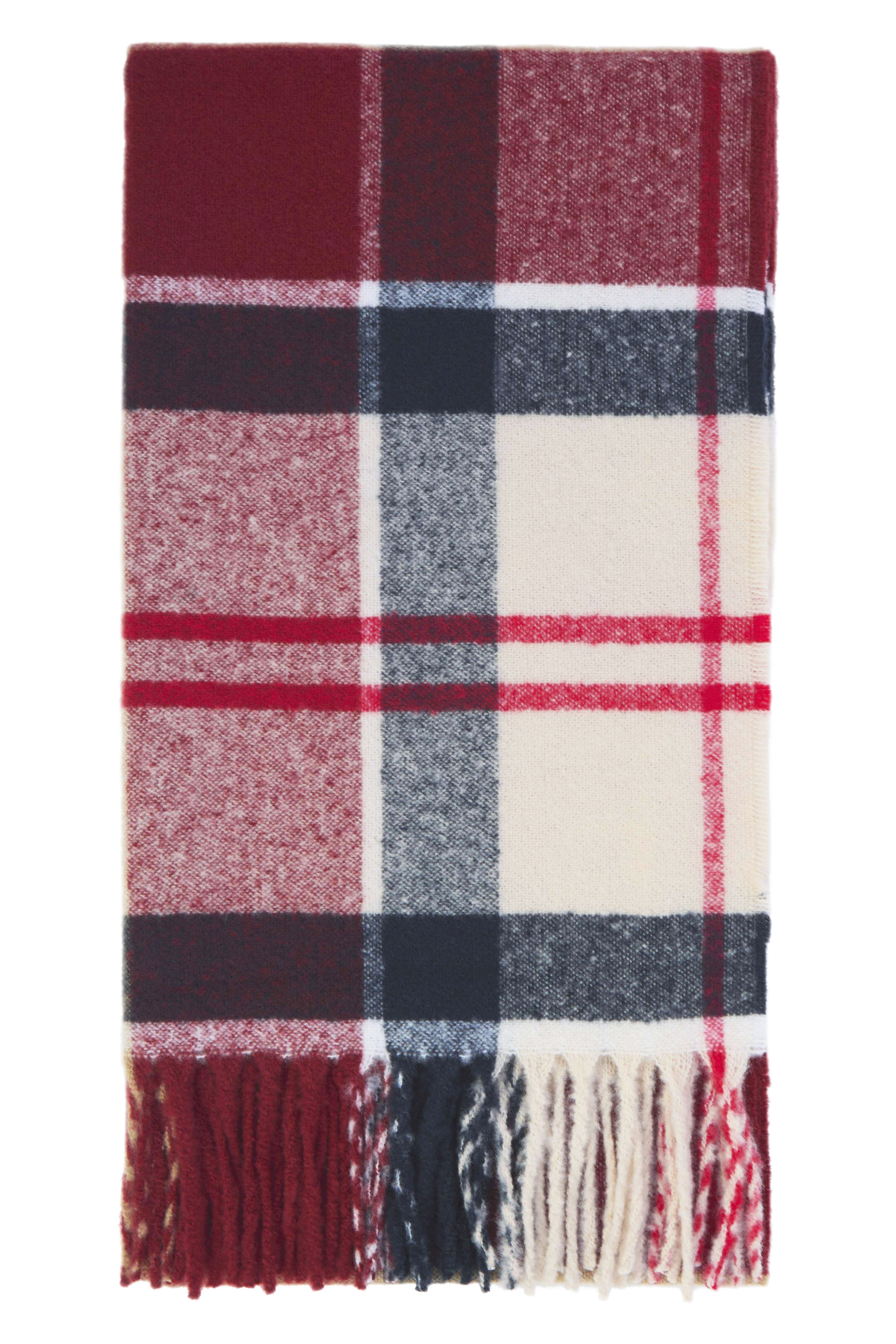 Barbour Deanna Scarf - Light Cardinal Tartan LSC0476_RE11_OS