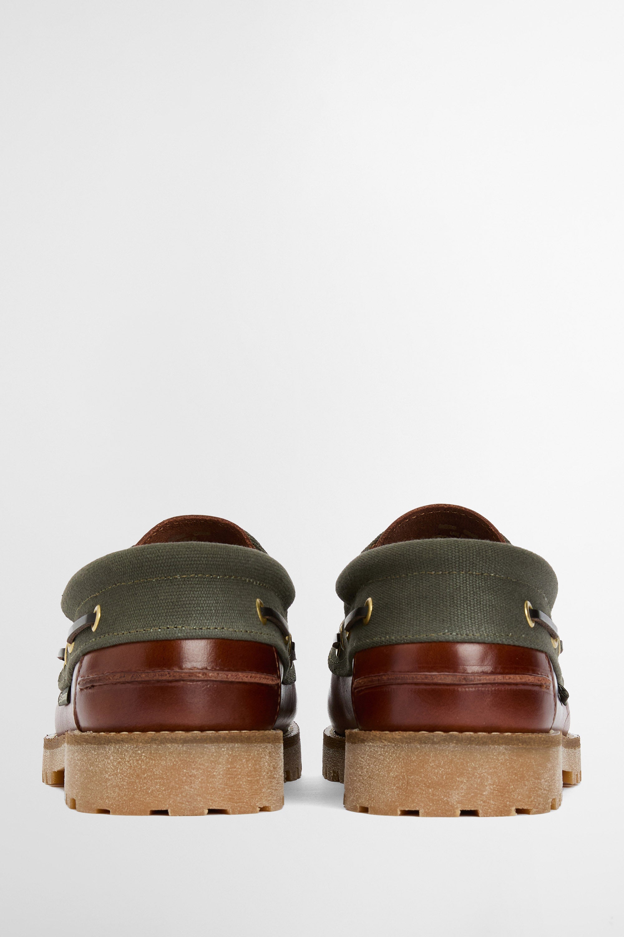 Barbour Deck Boat Shoe - Mahogany