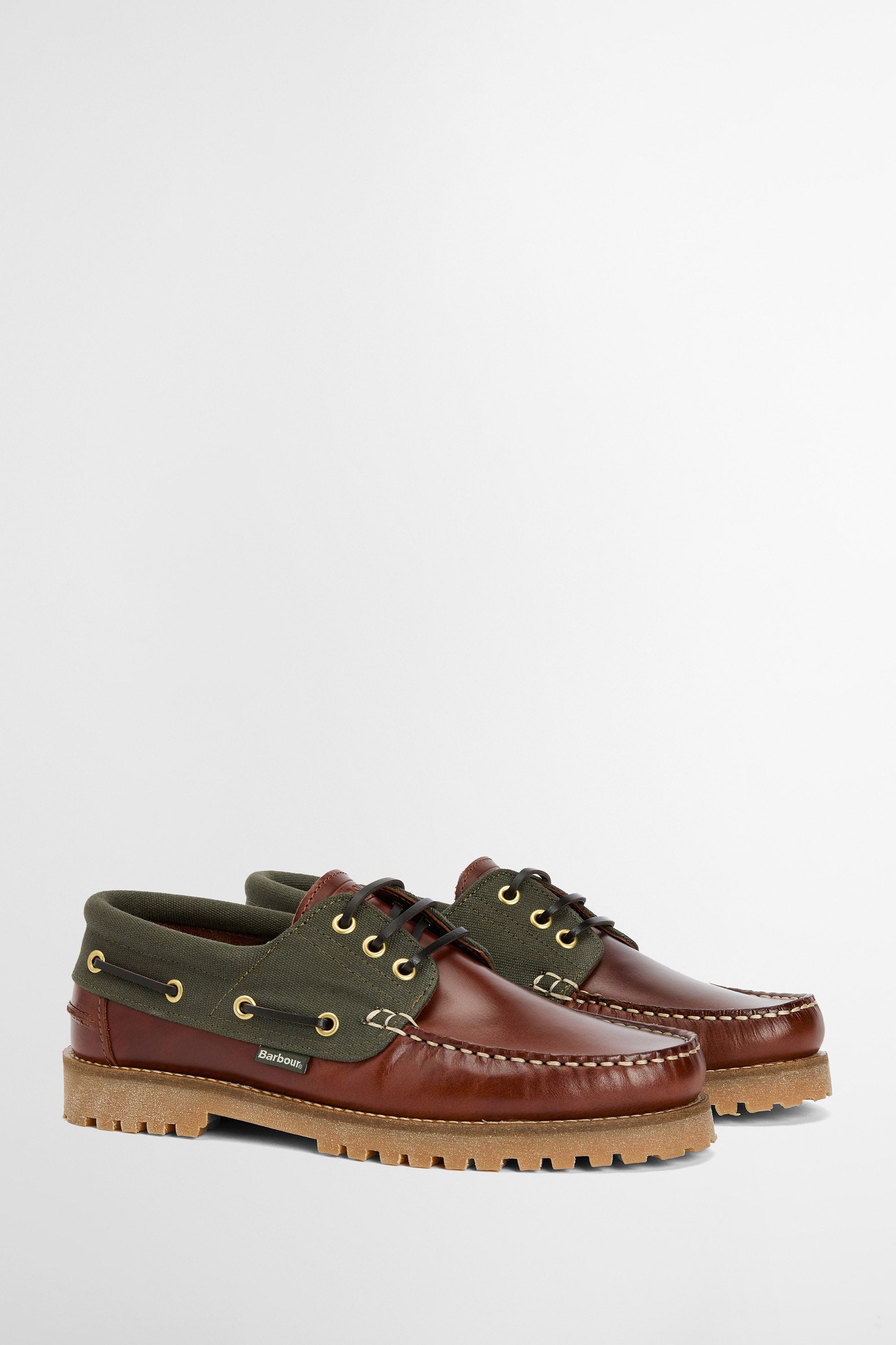 Barbour Deck Boat Shoe - Mahogany