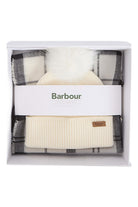 Barbour Dover Beanie & Scarf - Monochrome Tartan LGS0054_GY31_OS