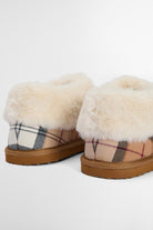 Barbour Eloise Tartan Slipper Boots - Hessian Tartan