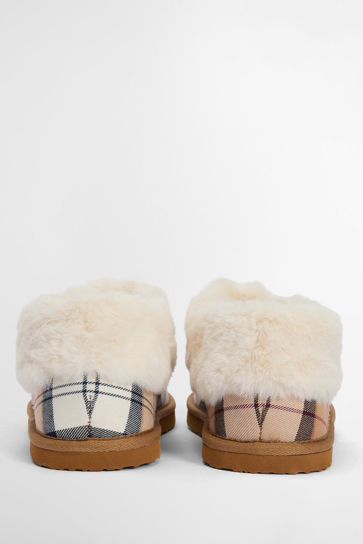 Barbour Eloise Tartan Slipper Boots - Hessian Tartan