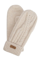 Barbour Elsdon Mittens - Eggshell LGL0147_CR11_OS