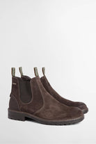 Barbour Embleton Waterproof Chelsea Boot - Brown Suede