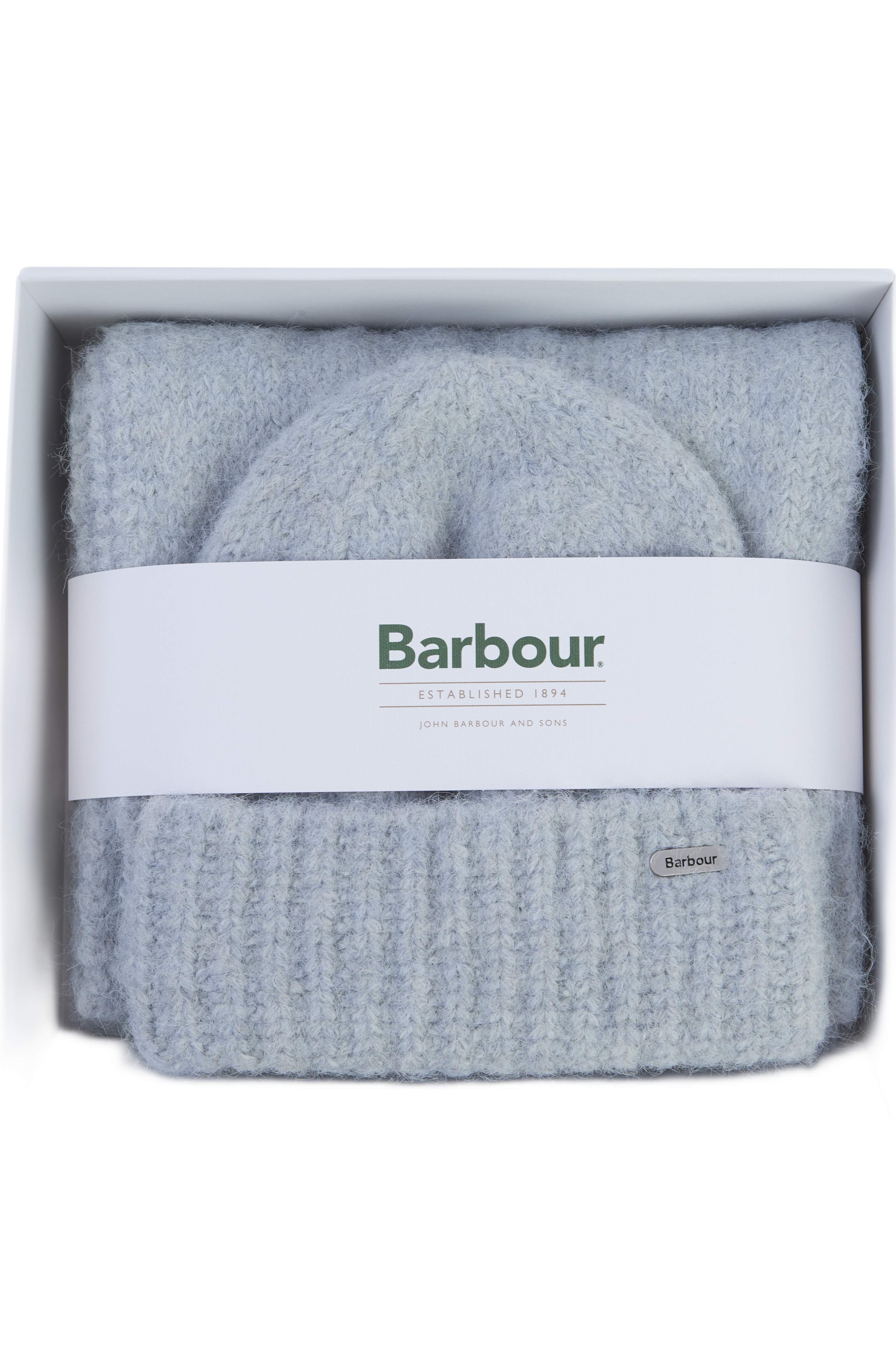 Barbour Emmy Beanie & Scarf Gift Set - Soft Blue LGS0106_BL11_OS