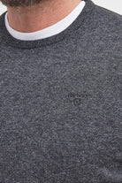 Barbour Essential Crew Neck Jumper - Charcoal