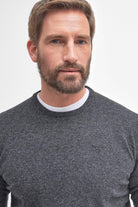 Barbour Essential Crew Neck Jumper - Charcoal