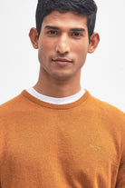 Barbour Essential Crew Neck Jumper - Dark Copper
