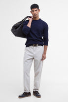 Barbour Essential Crew Neck Jumper - Navy