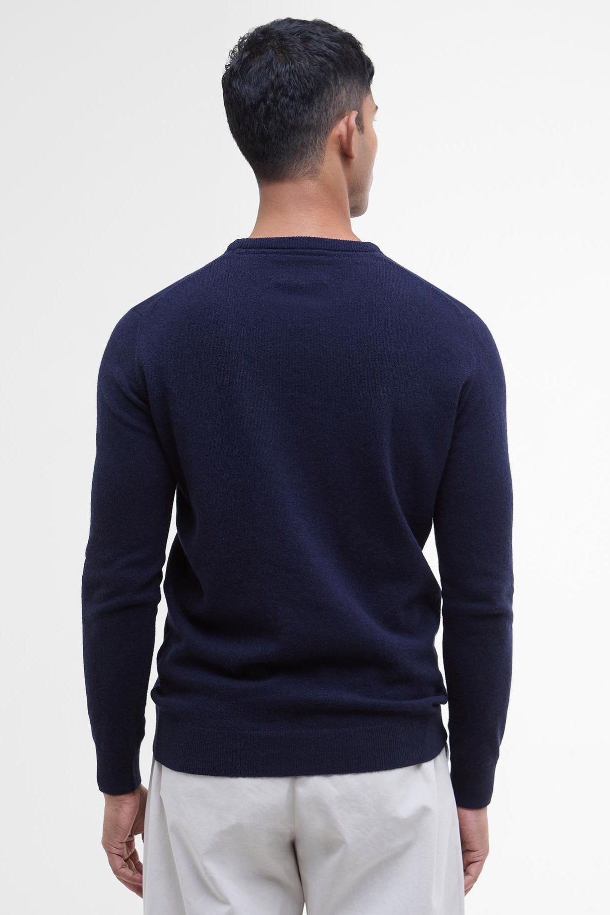 Barbour Essential Crew Neck Jumper - Navy