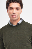 Barbour Essential Crew Neck Jumper - Seaweed