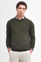 Barbour Essential Crew Neck Jumper - Seaweed