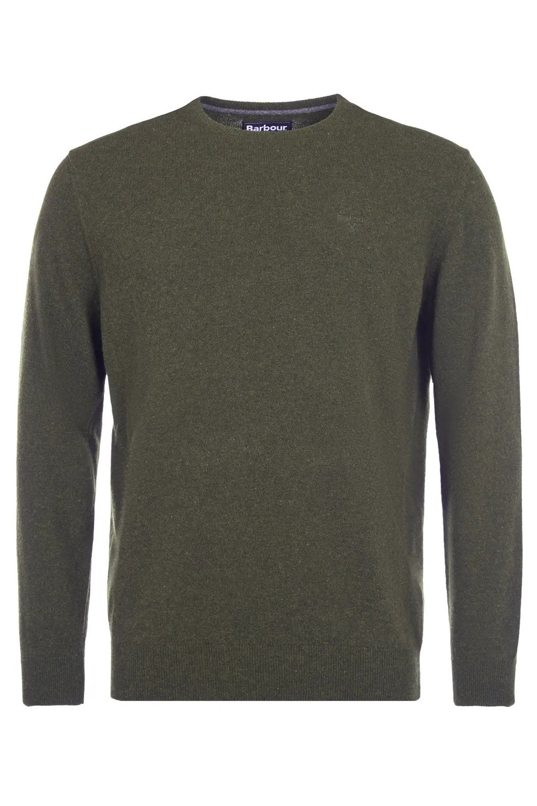 Barbour Essential Crew Neck Jumper - Seaweed