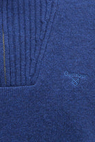 Barbour Essential Half-Zip Jumper - Atlantic Blue
