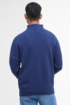 Barbour Essential Half-Zip Jumper - Atlantic Blue