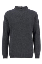 Barbour Essential Half-Zip Jumper - Charcoal