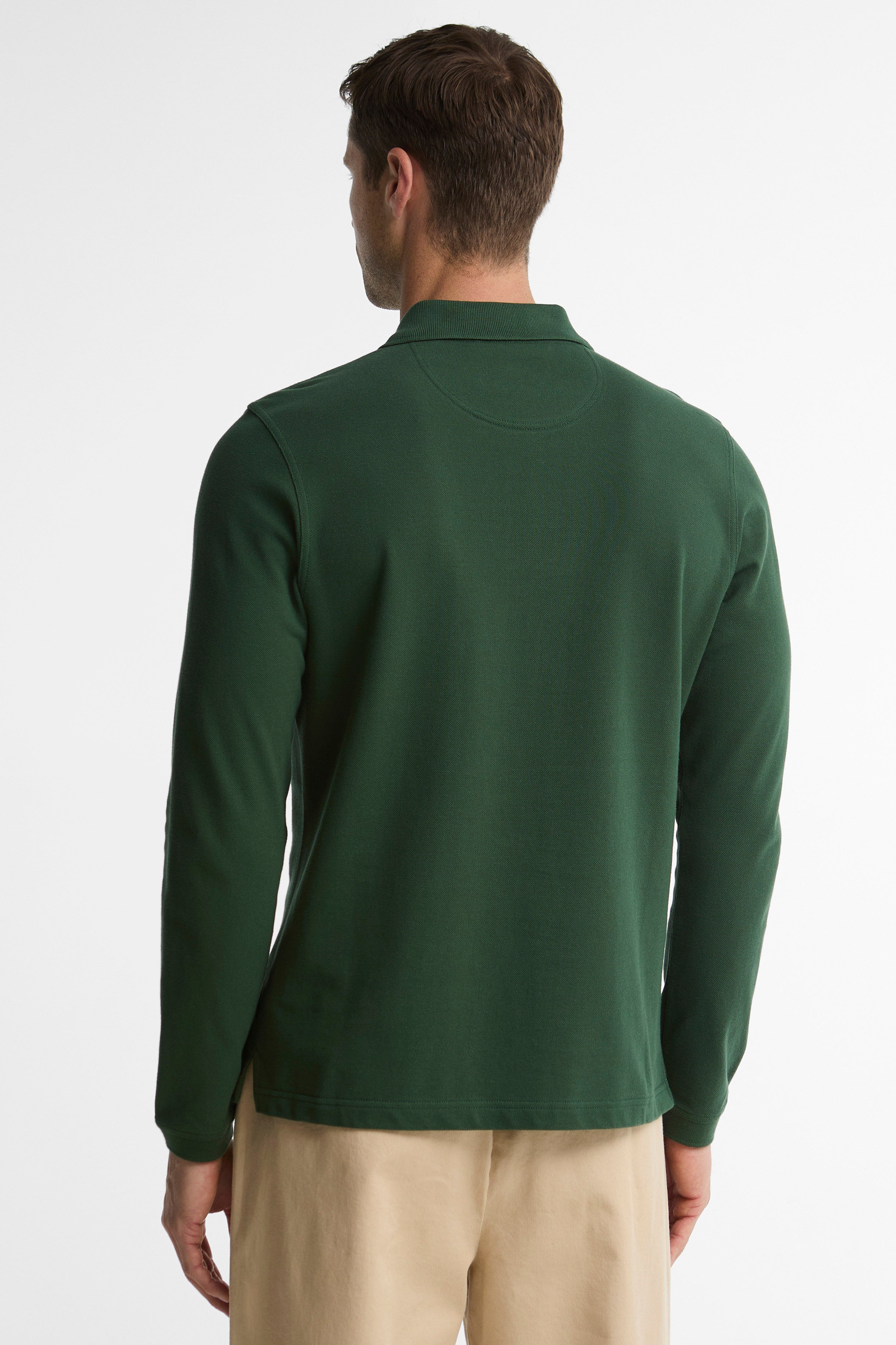 Barbour Essential Long Sleeve Polo - Sycamore