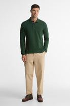 Barbour Essential Long Sleeve Polo - Sycamore