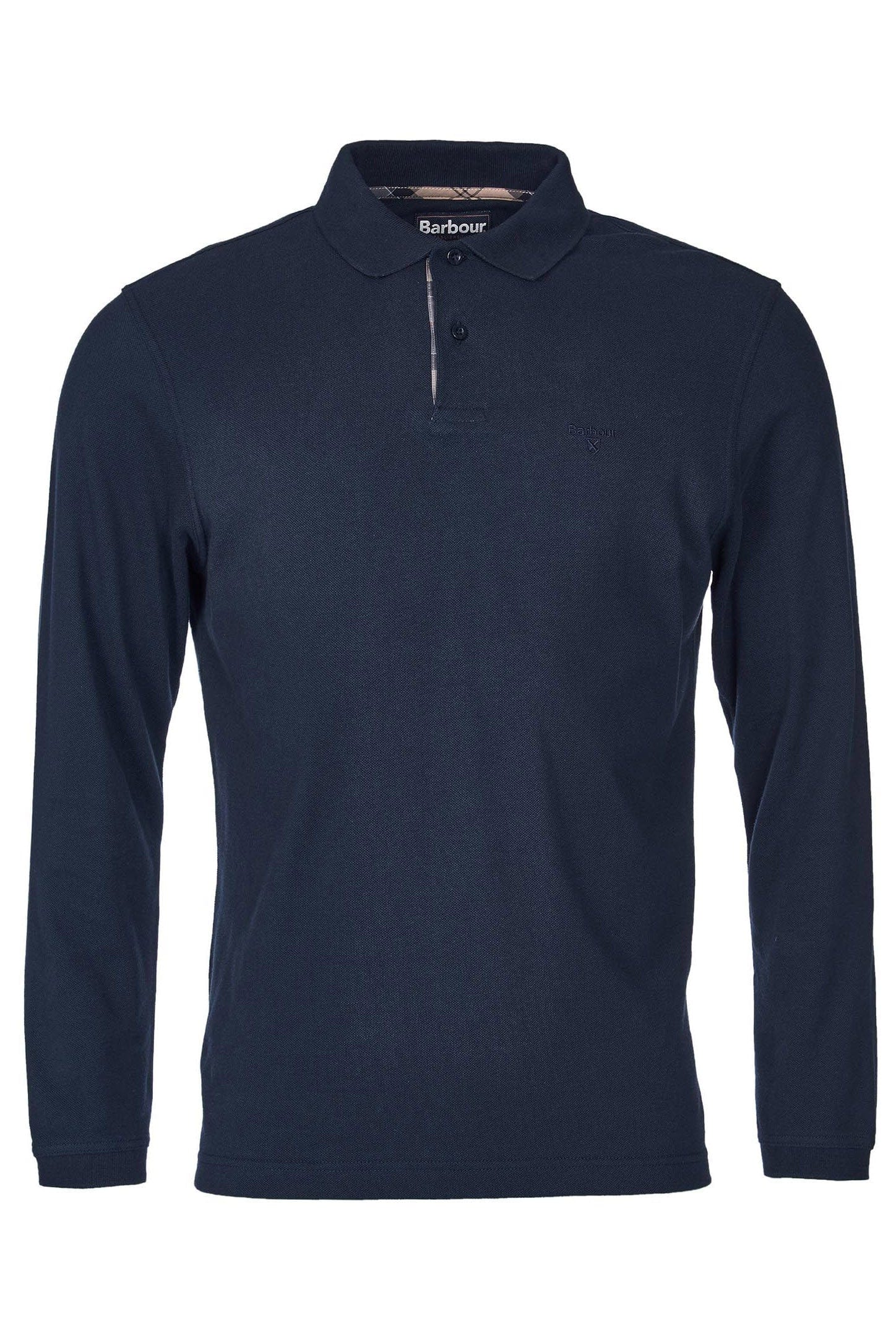 Barbour Essential Long Sleeve Sports Polo - Navy