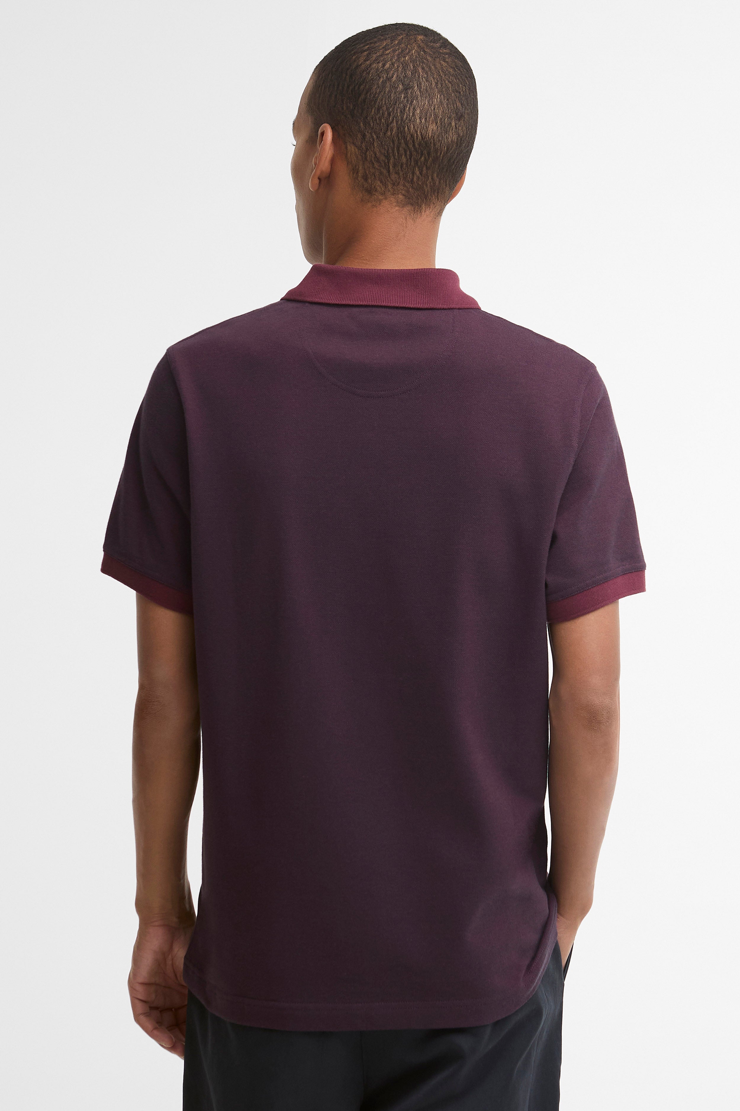 Barbour Essential Sport Polo - Bordeaux