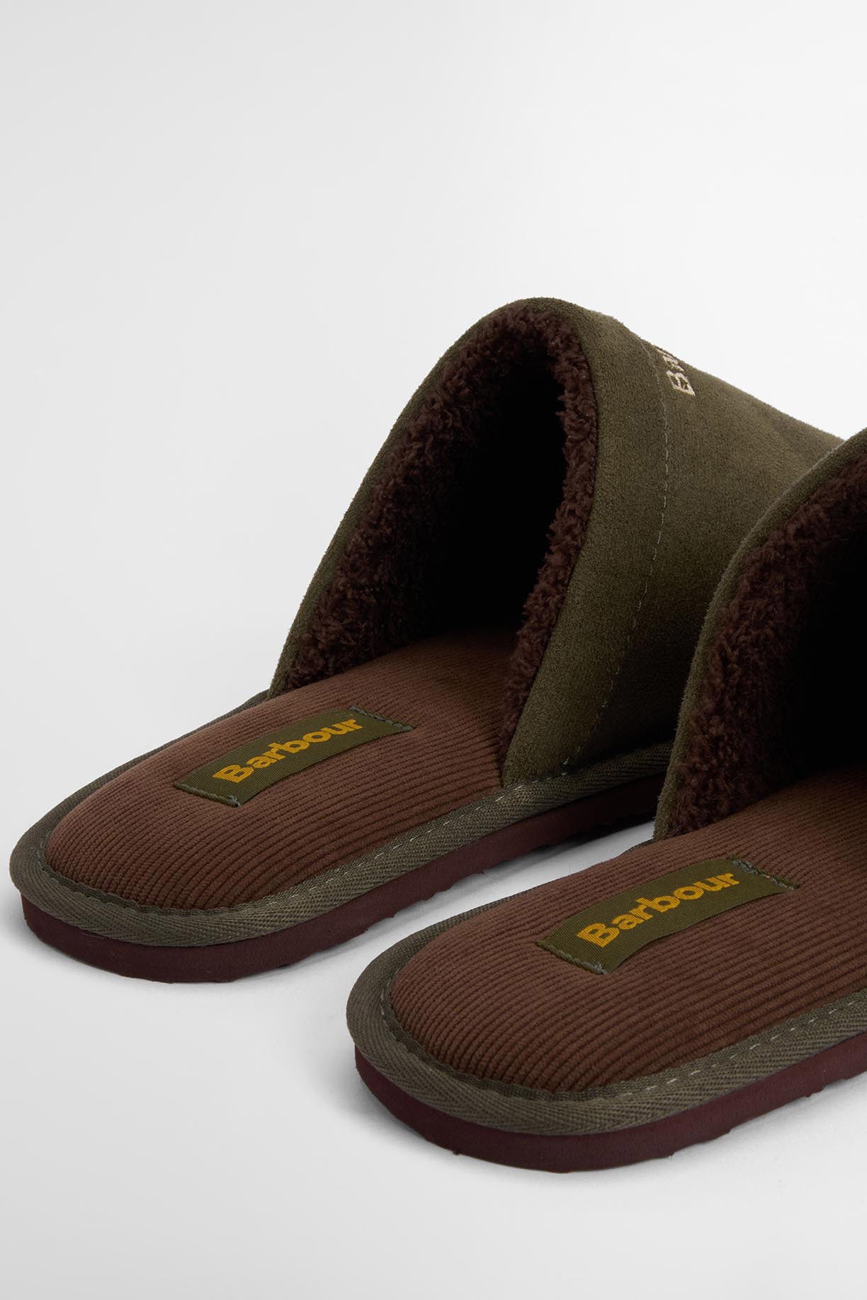 Barbour Everitt Mule Slippers - Olive
