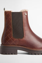 Barbour Evie Faux Fur Chelsea Boot - Brown